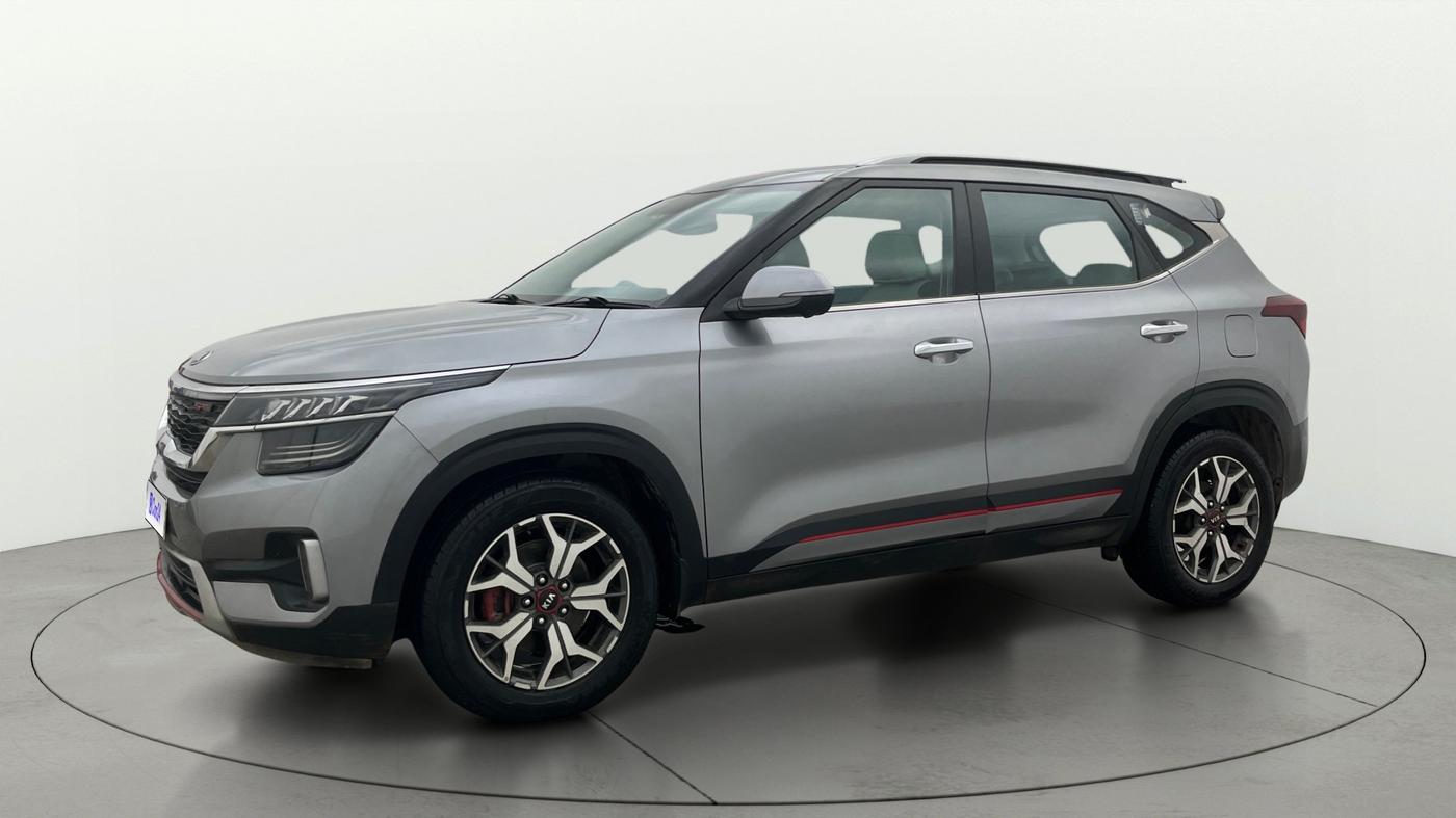 2020 KIA SELTOS GTX PLUS DCT 1.4 PETROL, Petrol, Automatic, 1,04,512 km, Left Front Diagonal
