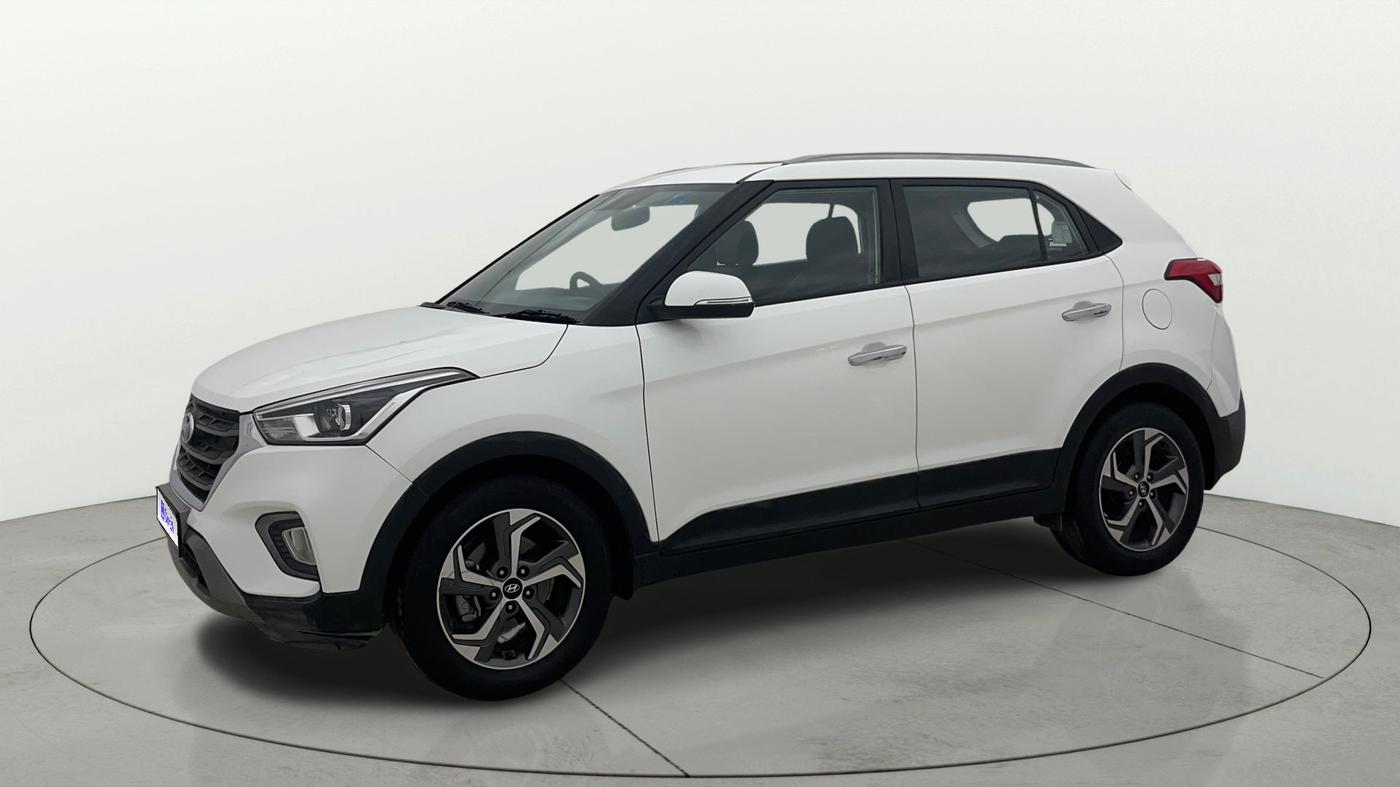 2019 Hyundai Creta SX AT 1.6 PETROL, Petrol, Automatic, 1,14,462 km, Left Front Diagonal