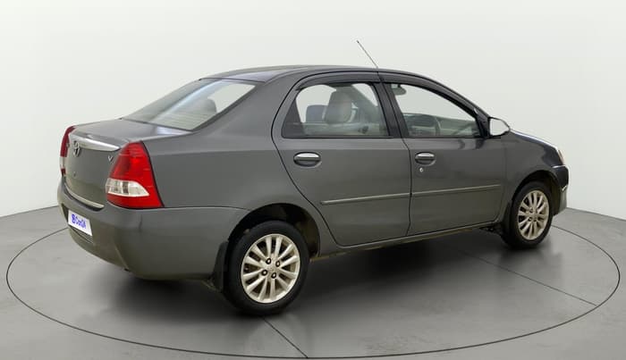2013 Toyota Etios V, Petrol, Manual, 38,460 km, Right Back Diagonal