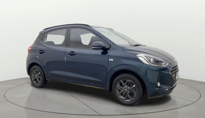 2021 Hyundai GRAND I10 NIOS SPORTZ AMT 1.2 KAPPA VTVT, Petrol, Automatic, 22,653 km, Right Front Diagonal