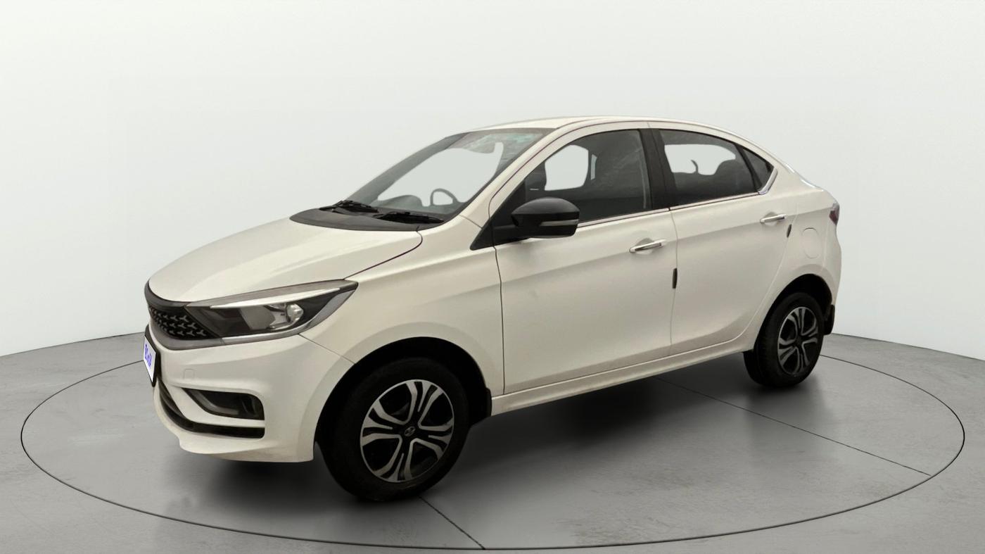2023 Tata TIGOR XZ PLUS CNG, CNG, Manual, 46,781 km, Left Front Diagonal