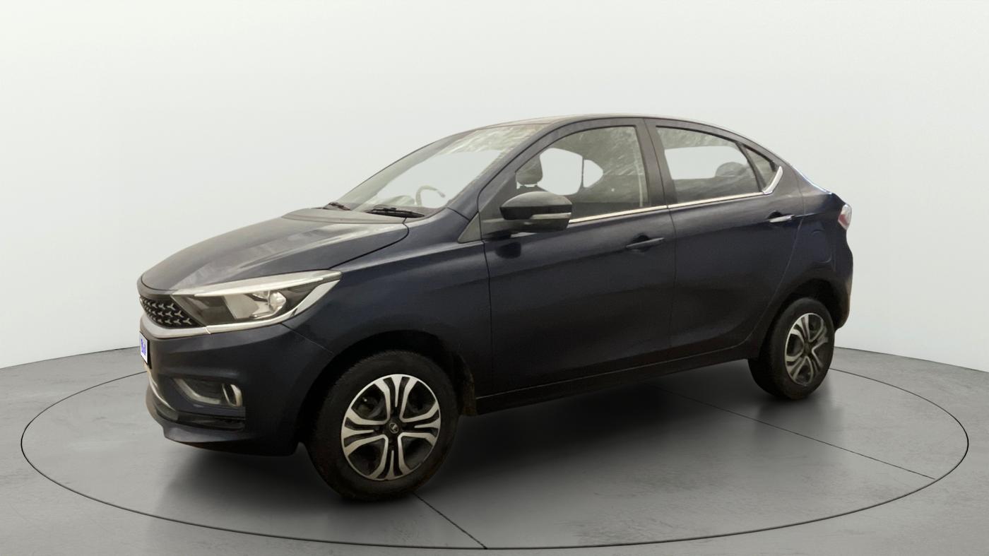 2022 Tata TIGOR XZ PLUS CNG, CNG, Manual, 94,845 km, Left Front Diagonal