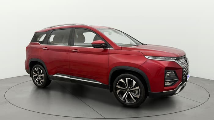 2024 MG HECTOR PLUS SHARP PRO 1.5 PETROL TURBO CVT 6 STR, Petrol, Automatic, 16,231 km, Right Front Diagonal