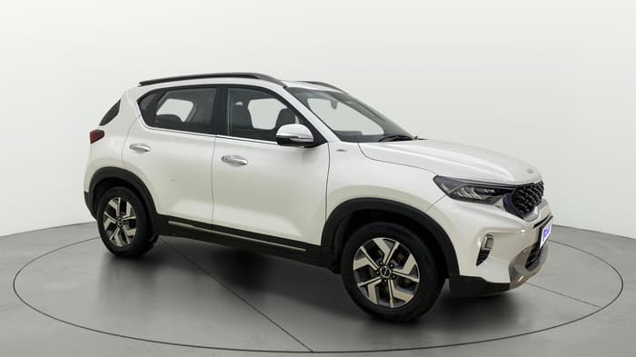 2021 KIA SONET HTX 1.0 IMT, Petrol, Manual, 60,776 km, Right Front Diagonal
