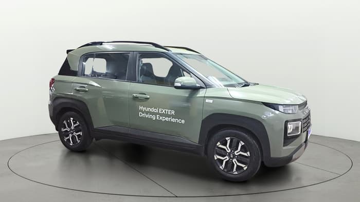 2023 Hyundai EXTER SX(O) CONNECT 1.2 AMT, Petrol, Automatic, 26,727 km, Right Front Diagonal