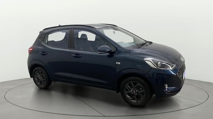 2021 Hyundai GRAND I10 NIOS SPORTZ AMT 1.2 KAPPA VTVT, Petrol, Automatic, 28,276 km, Right Front Diagonal