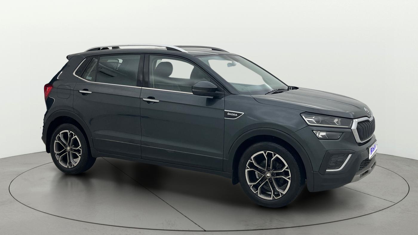 2021 Skoda KUSHAQ STYLE 1.0L TSI AT, Petrol, Automatic, 38,231 km, Right Front Diagonal