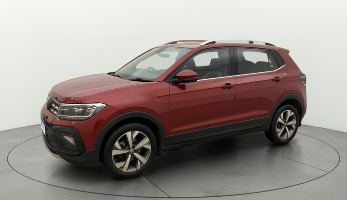 2022 Volkswagen TAIGUN TOPLINE 1.0 TSI MT, Petrol, Manual, 1,27,393 km, Left Front Diagonal