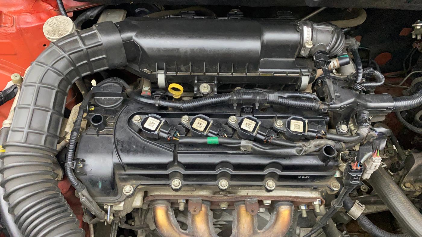 2021 Toyota Glanza G, Petrol, Manual, 1,09,692 km, Engine View