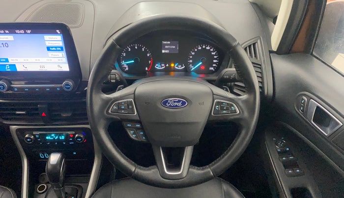 2018 Ford Ecosport TITANIUM + 1.5L PETROL AT, Petrol, Automatic, 30,377 km, Steering Wheel Close Up