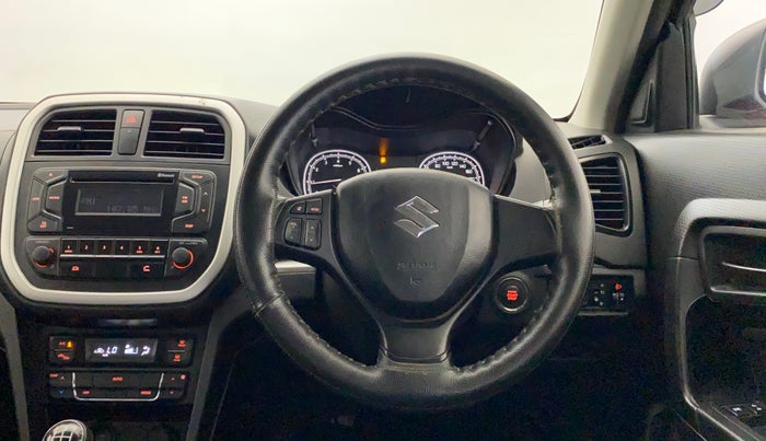 2022 Maruti Vitara Brezza VXI, Petrol, Manual, 30,051 km, Steering Wheel Close Up