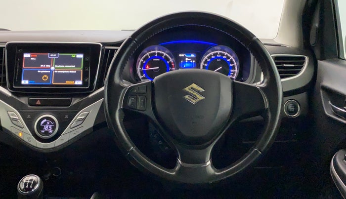 2015 Maruti Baleno ALPHA PETROL 1.2, Petrol, Manual, 52,506 km, Steering Wheel Close Up