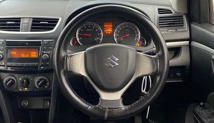 2015 Maruti Swift VXI, Petrol, Manual, 71,494 km, Steering Wheel Close Up