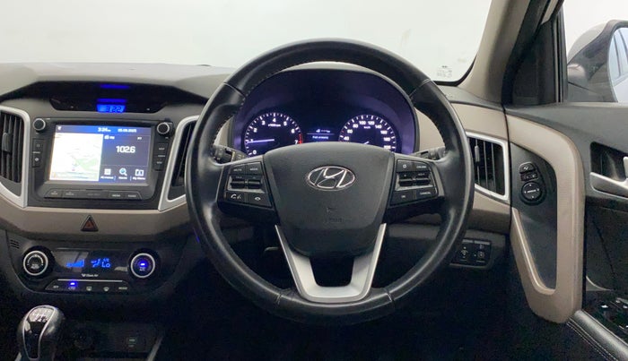 2018 Hyundai Creta SX (O) 1.6 PETROL, Petrol, Manual, 34,017 km, Steering Wheel Close Up