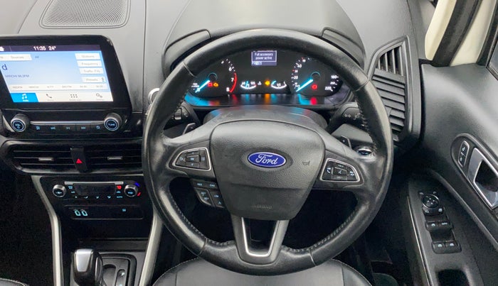 2018 Ford Ecosport TITANIUM + 1.5L PETROL AT, Petrol, Automatic, 69,837 km, Steering Wheel Close Up