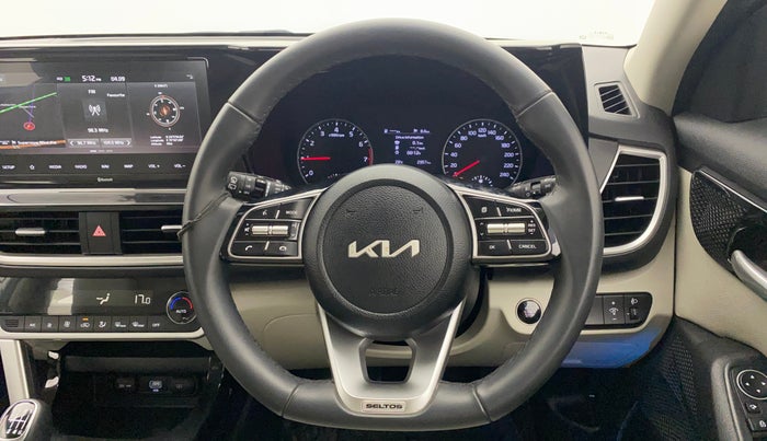 2023 KIA SELTOS HTX PETROL 1.5, Petrol, Manual, 2,955 km, Steering Wheel Close Up