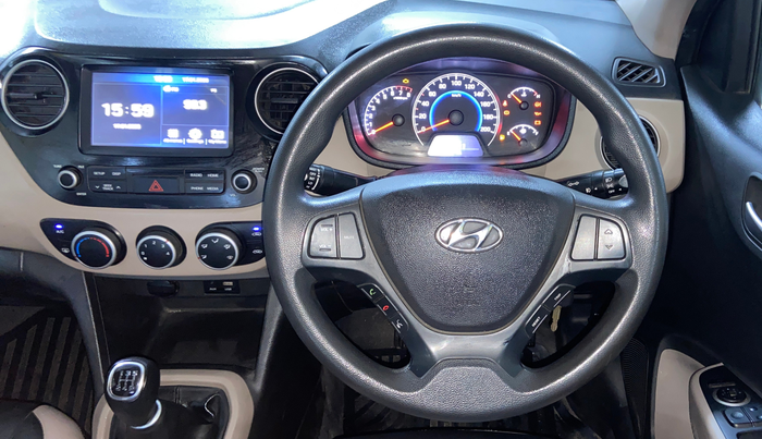 2018 Hyundai Grand i10 SPORTZ 1.2 KAPPA VTVT, Petrol, Manual, 96,033 km, Steering Wheel Close Up