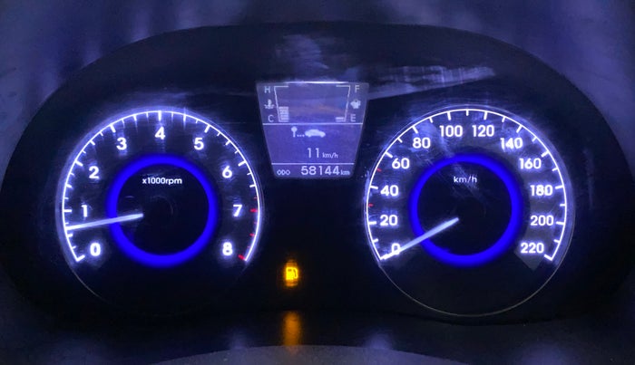 2015 Hyundai Verna 1.6 VTVT SX, Petrol, Manual, 58,144 km, Odometer Image