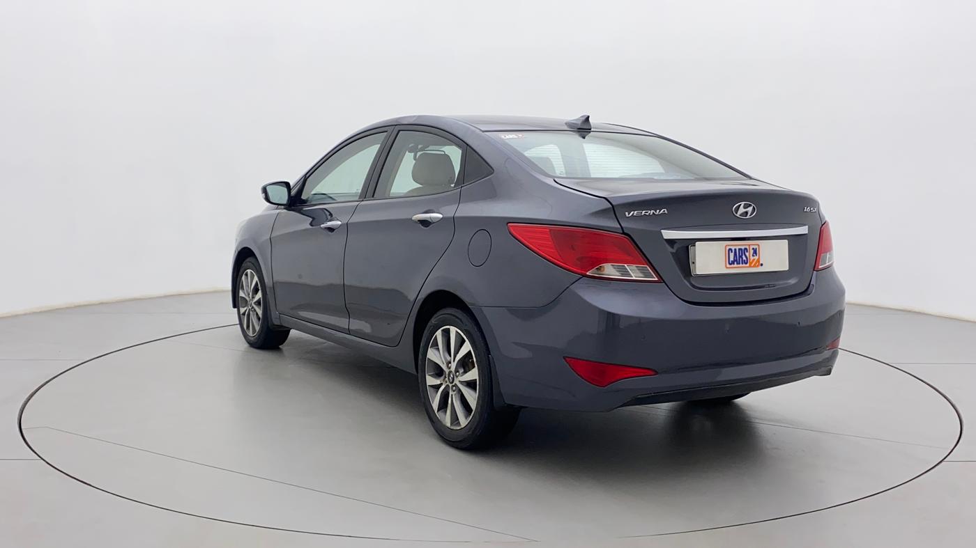 2015 Hyundai Verna 1.6 VTVT SX, Petrol, Manual, 58,144 km, Left Back Diagonal