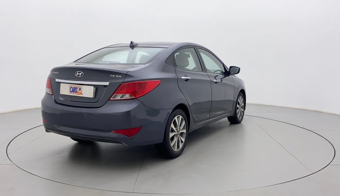 2015 Hyundai Verna 1.6 VTVT SX, Petrol, Manual, 58,144 km, Right Back Diagonal