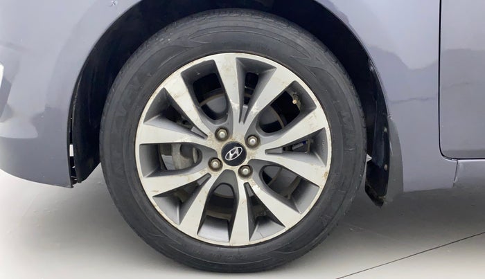 2015 Hyundai Verna 1.6 VTVT SX, Petrol, Manual, 58,144 km, Left Front Wheel