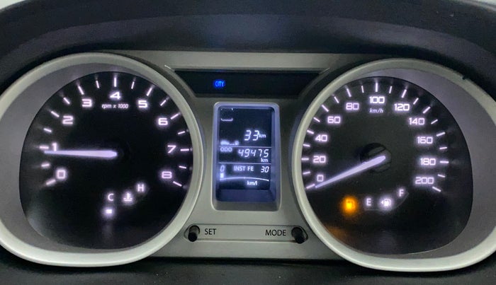 2016 Tata Tiago XZ PETROL, Petrol, Manual, 49,475 km, Odometer Image