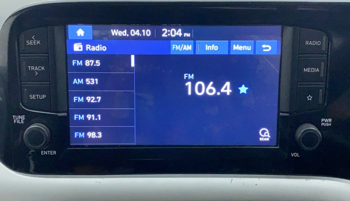 2022 Hyundai GRAND I10 NIOS SPORTZ 1.2 KAPPA VTVT CNG, CNG, Manual, 11,915 km, Infotainment System