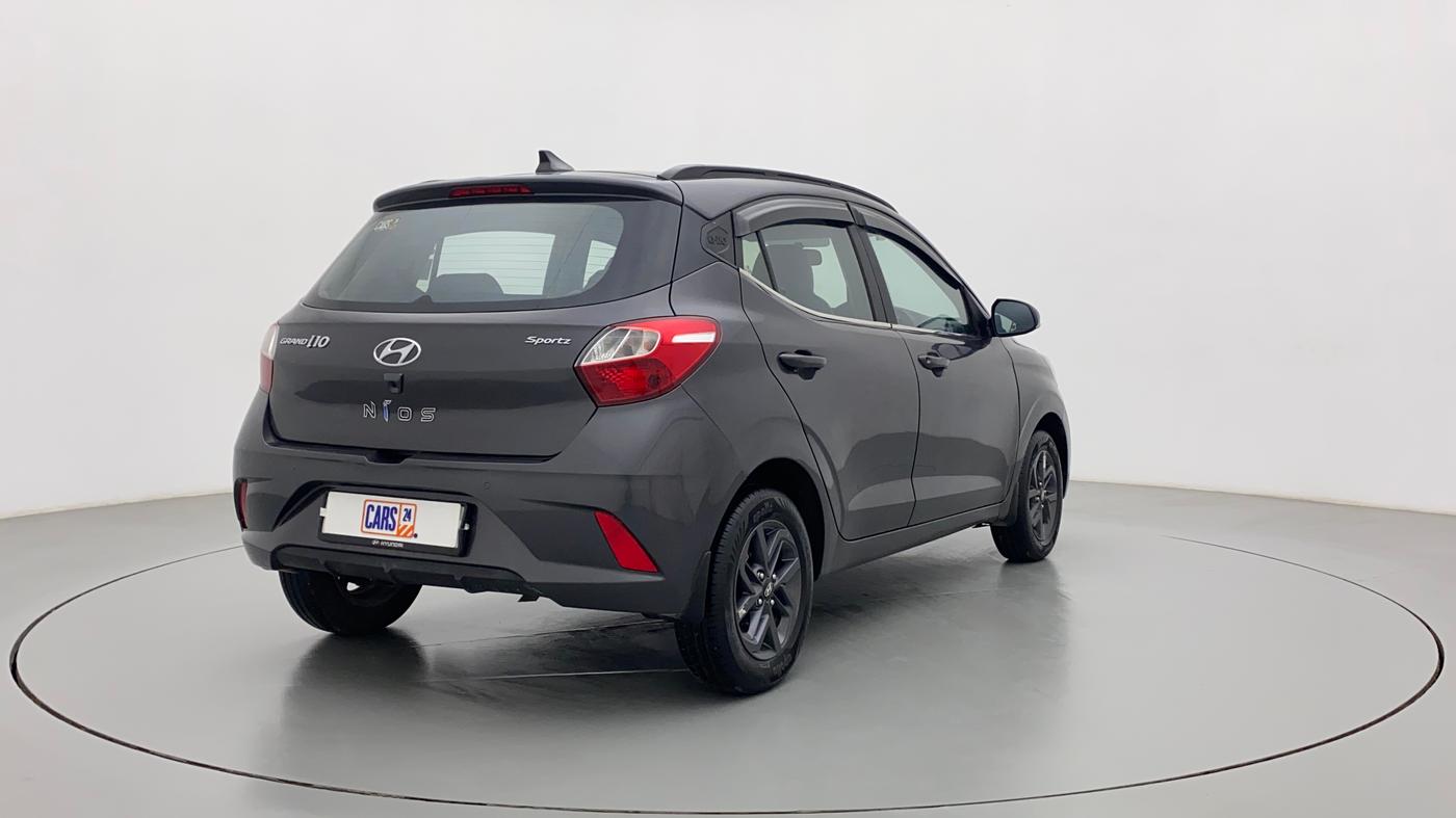 2022 Hyundai GRAND I10 NIOS SPORTZ 1.2 KAPPA VTVT CNG, CNG, Manual, 11,915 km, Right Back Diagonal