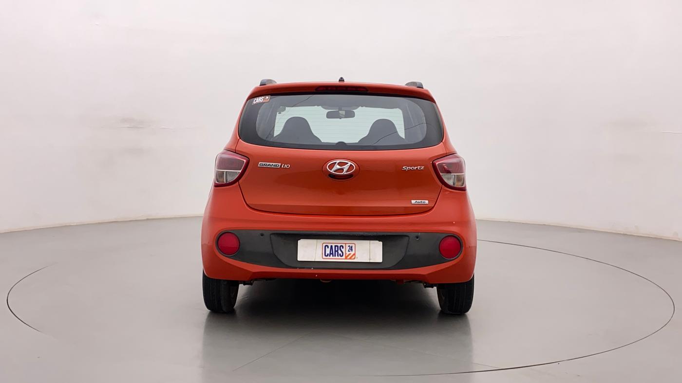 2017 Hyundai Grand i10 SPORTZ (O) AT 1.2 KAPPA VTVT, Petrol, Automatic, 17,864 km, Back/Rear