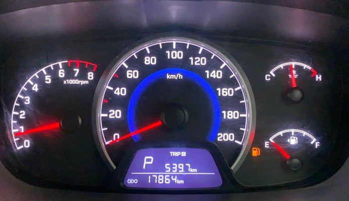 2017 Hyundai Grand i10 SPORTZ (O) AT 1.2 KAPPA VTVT, Petrol, Automatic, 17,864 km, Odometer Image