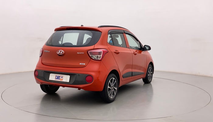 2017 Hyundai Grand i10 SPORTZ (O) AT 1.2 KAPPA VTVT, Petrol, Automatic, 17,864 km, Right Back Diagonal