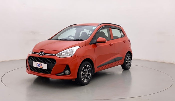 2017 Hyundai Grand i10 SPORTZ (O) AT 1.2 KAPPA VTVT, Petrol, Automatic, 17,864 km, Left Front Diagonal