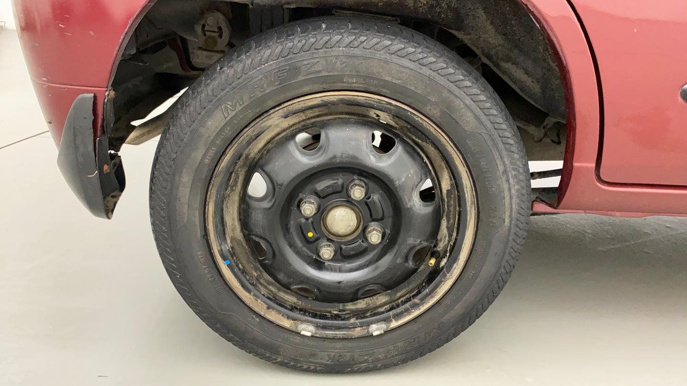 2010 Maruti Alto K10 VXI, Petrol, Manual, 37,141 km, Right Rear Wheel