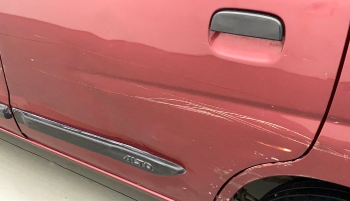 2010 Maruti Alto K10 VXI, Petrol, Manual, 37,141 km, Rear left door - Minor scratches
