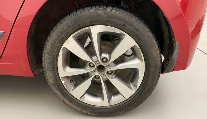2015 Hyundai Elite i20 ASTA 1.2, Petrol, Manual, 67,007 km, Left Rear Wheel