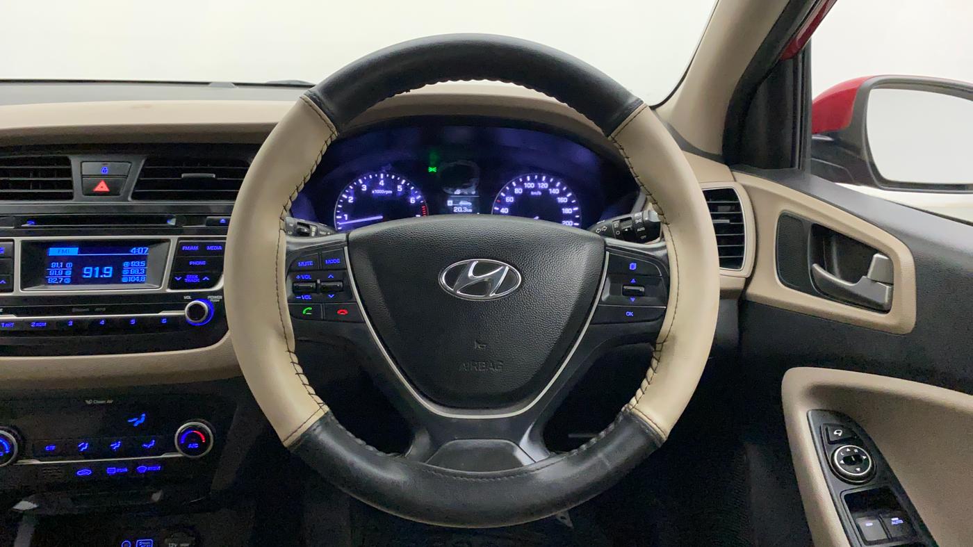 2015 Hyundai Elite i20 ASTA 1.2, Petrol, Manual, 67,007 km, Steering Wheel Close Up