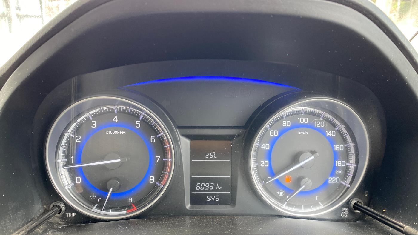 2021 Maruti Baleno DELTA PETROL 1.2, Petrol, Manual, 60,928 km, Odometer Image