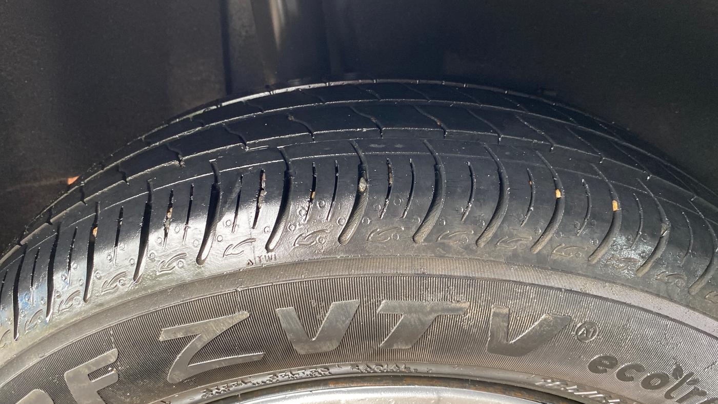 2021 Maruti Baleno DELTA PETROL 1.2, Petrol, Manual, 60,928 km, Right Rear Tyre Tread