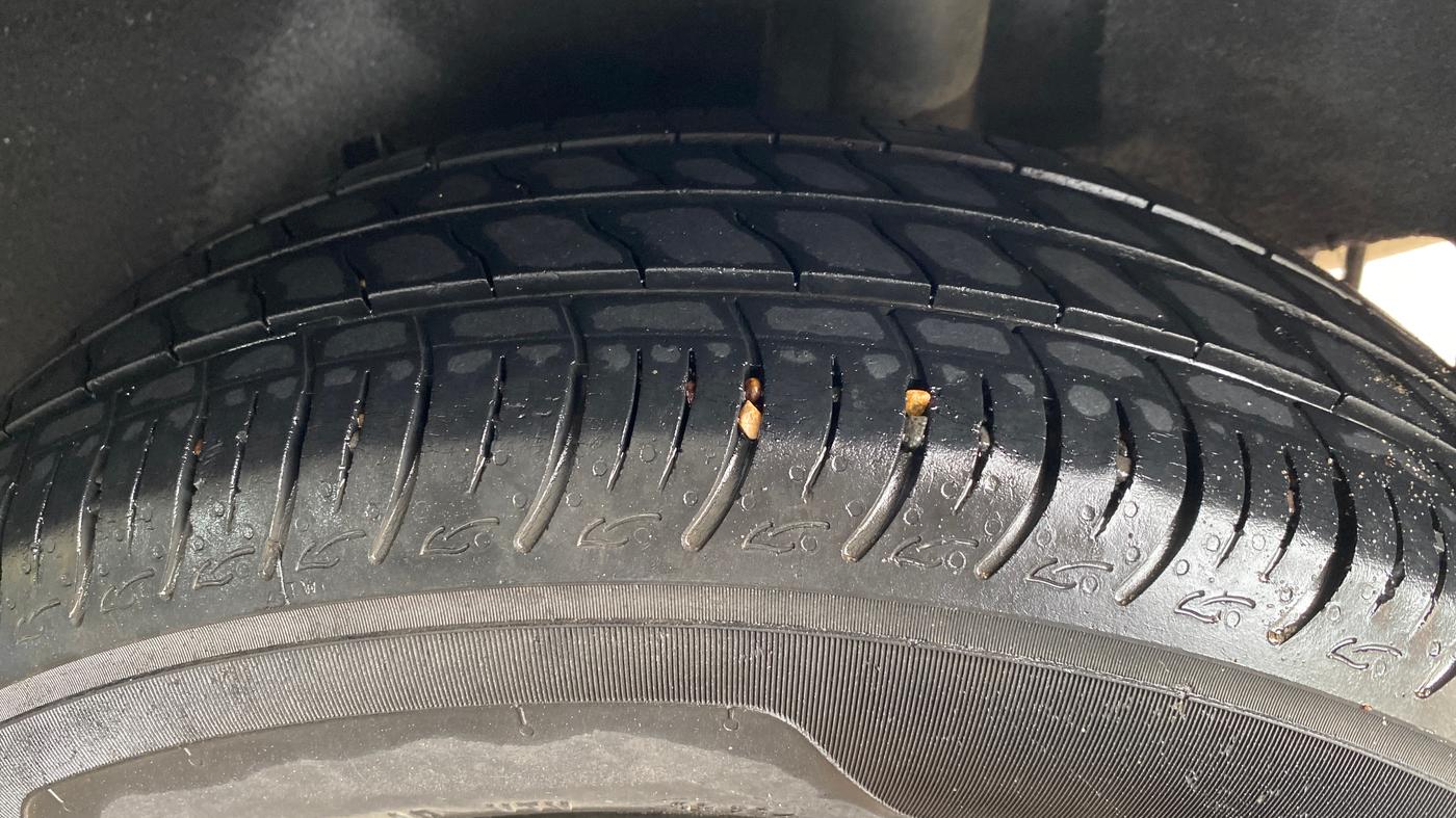 2021 Maruti Baleno DELTA PETROL 1.2, Petrol, Manual, 60,928 km, Left Rear Tyre Tread