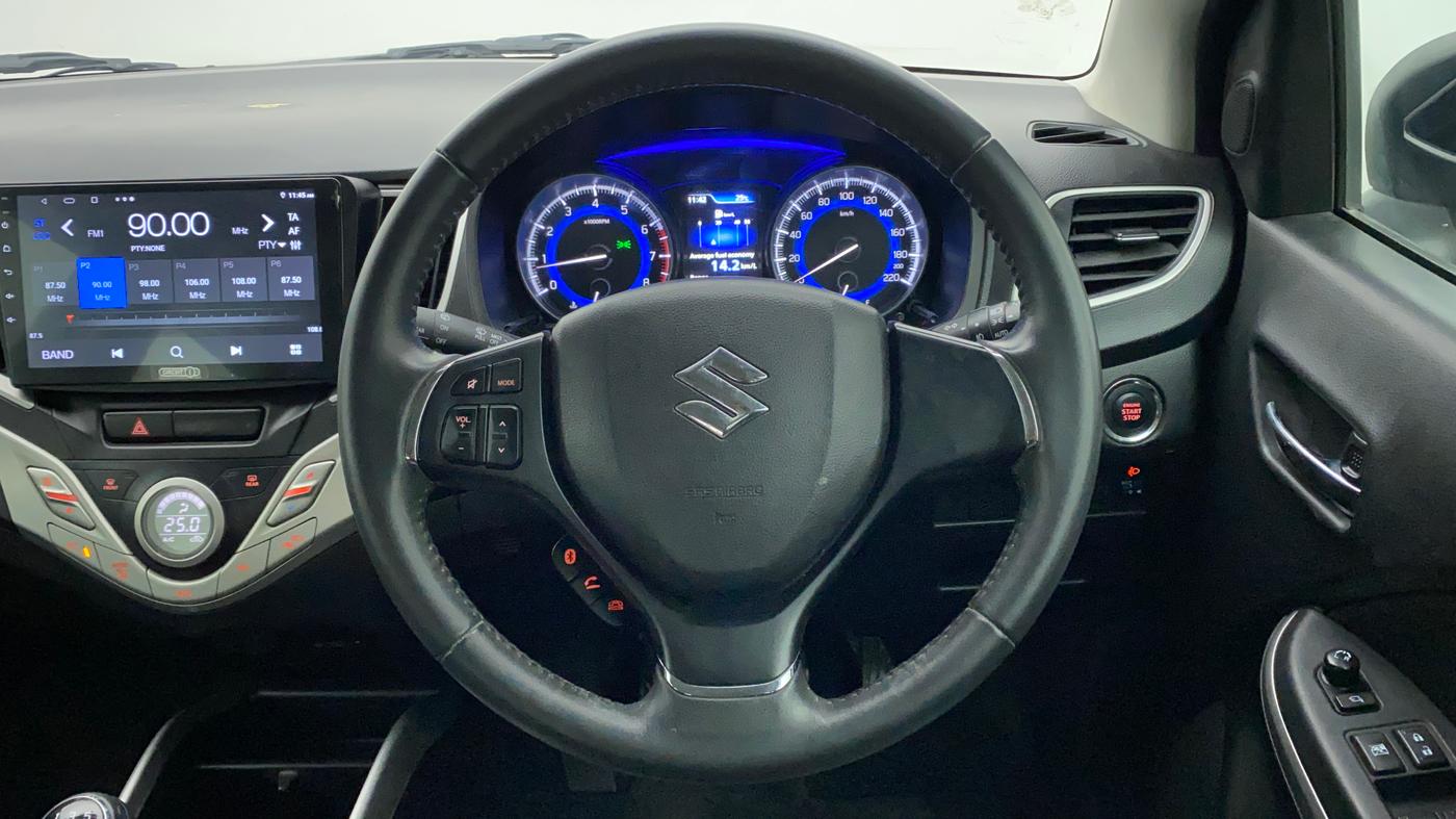 2016 Maruti Baleno ZETA PETROL 1.2, Petrol, Manual, 30,423 km, Steering Wheel Close Up