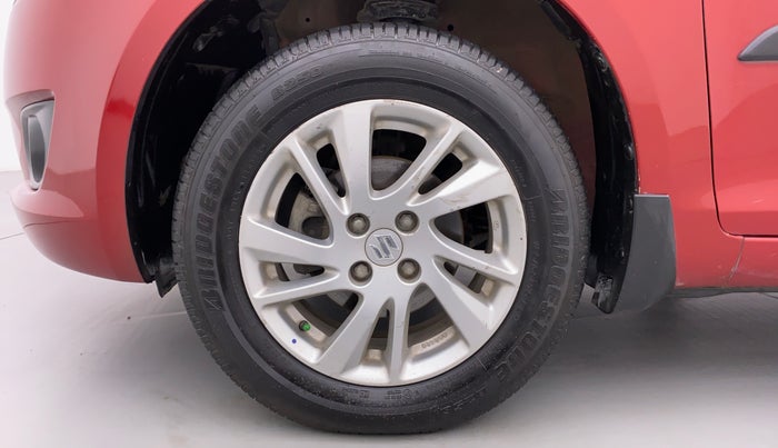 2014 Maruti Swift ZXI D, Petrol, Manual, 43,783 km, Left Front Wheel