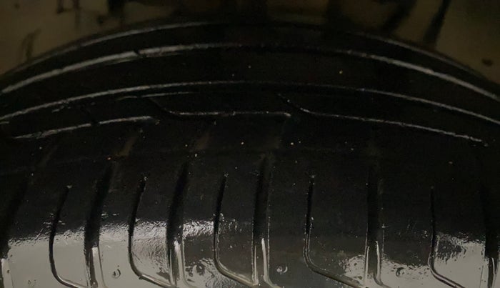 2021 Tata NEXON XZA PLUS PETROL, Petrol, Automatic, 54,380 km, Left Front Tyre Tread