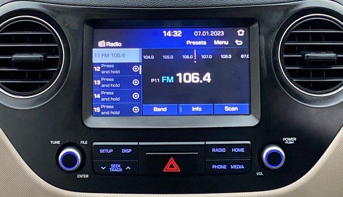 2020 Hyundai Grand i10 SPORTZ 1.2 KAPPA VTVT, Petrol, Manual, 16,831 km, Infotainment System