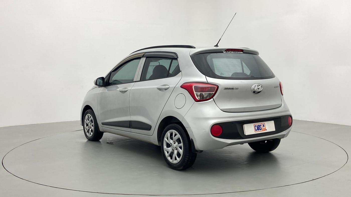 2018 Hyundai Grand i10 SPORTZ 1.2 KAPPA VTVT, Petrol, Manual, Left Back Diagonal