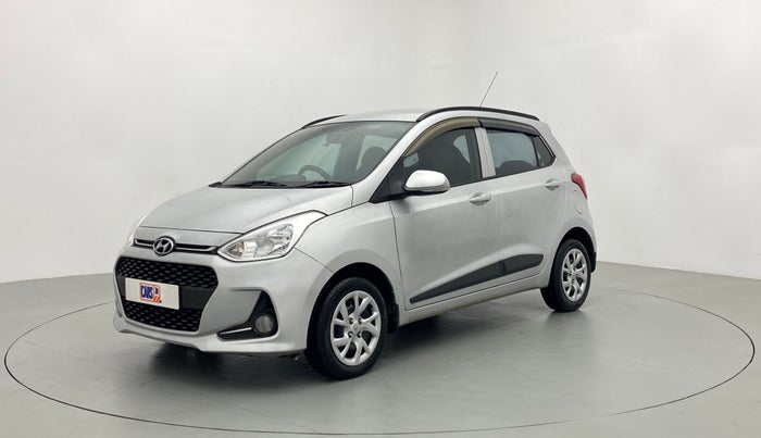2018 Hyundai Grand i10 SPORTZ 1.2 KAPPA VTVT, Petrol, Manual, Left Front Diagonal