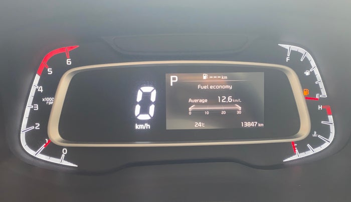 2023 KIA SONET HTX 1.5 AT, Diesel, Automatic, 13,804 km, Odometer Image