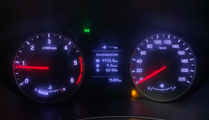 2018 Hyundai Elite i20 ASTA 1.4 CRDI (O), Diesel, Manual, 75,355 km, Odometer Image
