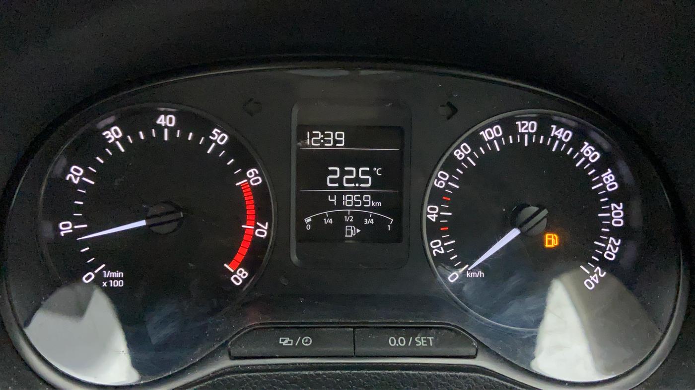 2019 Skoda Rapid 1.6 MPI MT ACTIVE, Petrol, Manual, 41,903 km, Odometer Image