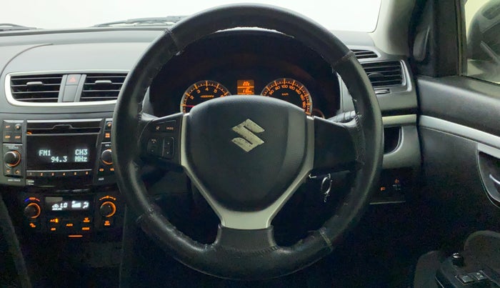 2014 Maruti Swift ZXI, Petrol, Manual, 33,447 km, Steering Wheel Close Up