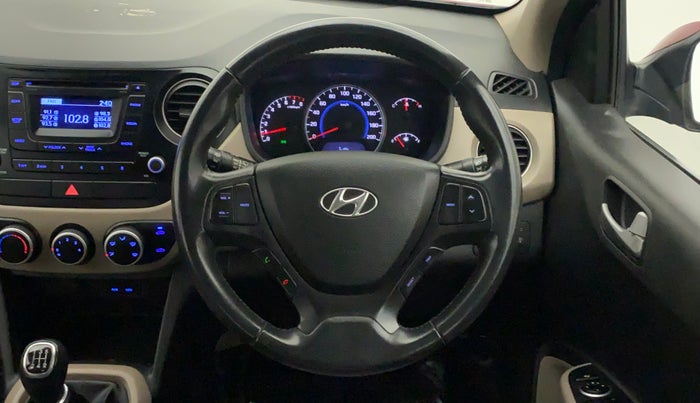 2014 Hyundai Grand i10 ASTA 1.2 KAPPA VTVT, Petrol, Manual, 75,114 km, Steering Wheel Close Up